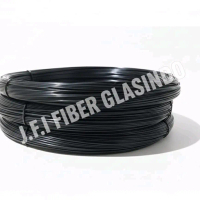 Ruji Fiber Import Hitam Pekat Glossy 100 Meter