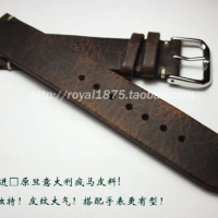 18 19 20 21 22mm Watch Band Strap For Seiko for Tissot Omega Female Watch Belt Bracelet Men's Women Retro Genuine Leather Strap