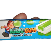 Buble gum permen karet rada mint enak gak keras Candy Jelly Food