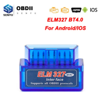 ELM327 V2.1 Bluetooth 4.0 for Android/IOS OBD 2 OBD2 Scanner ELM 327 Auto Car Diagnostic Tools ODB2 Scan Code Reader OBDⅡ