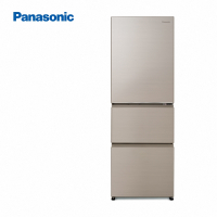 Panasonic國際牌 385公升 三門變頻冰箱香檳金 NR-C384HV-N1