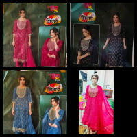 ANARKALI SETELAN CELANAN DAN SELNDANG BRAN 3 Muslim Dress Gamis Rayon Katun Baju Wanita Panjang Leba