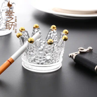 Crown Ashtray Home Accessories Weed Acecessories Smoke Anti-odor and Anti-smoke Ashtray Cigarette Lighter Ash Tray Ashtrays Desk