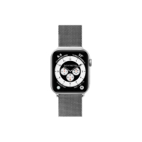 【LAUT 萊德】Apple Watch 38/40/41mm 米蘭不銹鋼磁吸錶帶-銀