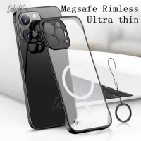 DECLAREYAO Ultra Slim Hard Frosted Coque For Apple iPhone 13 Pro Max Mini Phone Case Matte Back Cover Rimless MagSafe Soft Edge