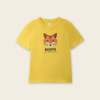 【Roots】Roots 大童- OUTDOOR ANIMAL短袖T恤(黃色)