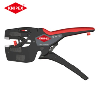 KNIPEX 12 72 190 Wire Stripper NexStrip Multi-Tool for Electricians with non-slip plastic grips 190 mm