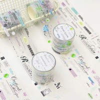 Waka Waka Love Escapes Sticker Roll Text Material Collage Sticker Journal Element Simple