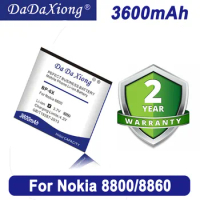 DaDaXiong 3600mAh BP-6X BL-5X For Nokia 8860 8800S Sirocco N73i 8801 886 Etc+in Stock