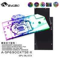 Bykski GPU Water Block For Sapphire Radeon RX6900XT 16GB Nitro + Special Edition Graphics Card,VGA Radiator A-SP6900XTSE-X