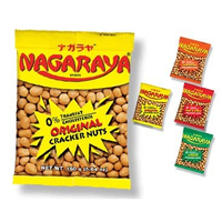 Nagaraya Cracker Nuts Garlic, Original, Hot &amp; Spicy and BBQ 160g
