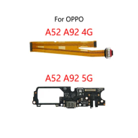 USB Charge Dock Port Socket Plug Connector Flex Cable For OPPO A52 A92 2020 Global Version 4G 5G Charging Board Module