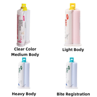 Dental Silicone Impression Material Putty Light Body Heavy Body Medium Bite Registration Artificial 