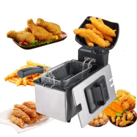 Household Electric Deep Fryer French Fries Machine Commercial Constant Temperature Electric Fryer Electric Mini Fryer