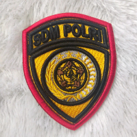 LOGO BET SDM POLRI BORDIR TIMBUL 3D