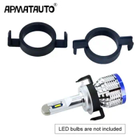 Apmatauto 2pcs H7 LED Clip Retainer Adapter Holder Headlight Bulb For Ford Mondeo For Peugeot 508 2008 3008 For Citroen