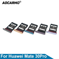 Aocarmo Sim Card Tray Slot For Huawei Mate 30 Pro Replacement Parts