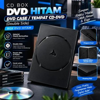 CD BOX DVD HITAM - DVD CASE/ TEMPAT CD-DVD (Double Side) BOX DVD HITAM