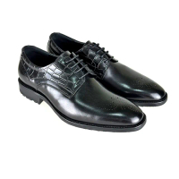 【Waltz】輕量大底- 壓紋 紳士皮鞋 真皮皮鞋 紳士鞋(4W512070-02 華爾滋皮鞋)