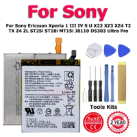 XDOU SNYSAC5 BA800 Battery For Sony Ericsson Xperia 1 III IV S U X22 XZ3 XZ4 T2 TX Z4 ZL ST25i ST18i MT15i J8110 D5303 Ultra Pro
