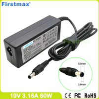 19V 3.16A 60W laptop ac power adapter for Samsung charger QX310 QX311 QX410 QX411 QX412 R18 R18Y R20 plus R20F R21 R23 R25 plus