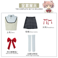 Hot  Puella magi madoka magica Cos Clothing Xiaomei Yan Deer Eye round Pink Dress Cosplay Clothing M