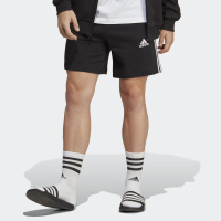 【adidas 愛迪達】ESSENTIALS 運動短褲(IC9435 男款運動褲 黑)
