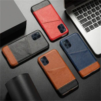 For Find X3 Pro Funda Coque Capa For Oppo Find X3 Pro Case Find X3 Neo X5 Lite X2 Pro Mixed Splice PU Leather Credit Card Cover