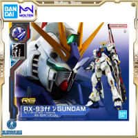 BANDAI The Gundam Base Limited RG 1/144 RX-93FF NU GUNDAM (LIMITED) Plastic Model Kit Assembly Anime Action Figure