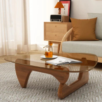 Nordic Small Coffee Tables Living Room Center Salon Glass Sofa Side Modern Coffee Tables Wood Desk Couch
