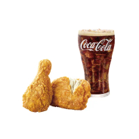 【麥當勞】原味麥脆鷄腿2塊+中杯可樂(好禮即享券)