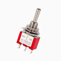 1 unit suis toggle rocker tugas berat 220 V, 3 pin, 6 pin, 9 pin, 12 pin, model MTS 102, 202, 302, 4