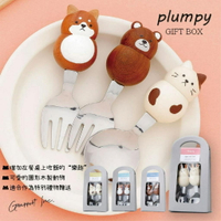 日本 Grapport Plumpy 兒童餐具不鏽鋼湯叉組 湯匙 叉子 兒童餐具 餐具組（多款可選）