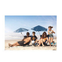 【Sport-Brella】沙灘椅遮陽傘組(沙灘椅 卡榫設計 遮陽傘 抗紫外線 遮陽椅)