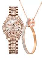 OLEVS [ Mid Year Sales ] Olevs Ladies Bracelet Watch &amp; Bangle Set