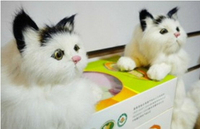 仿真貓小孩玩具 照相貓咪 電視掛貓 擺件掛件攝影道具