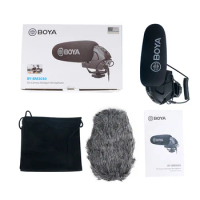 BOYA BY-BM3030 On-Camera Shotgun Microphone Video Mic for Sony DSLR Cameras Video Audio Recorders DV Camera Studio
