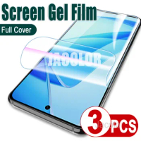 3PCS Water Gel Hydrogel Film For Xiaomi Redmi 12 5G 11 Prime For Redmi11 Redmi12 5 G 11Prime Soft Full Cover Screen Protector