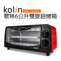 【Kolin 歌林】6公升雙旋鈕烤箱(KBO-SD1805)