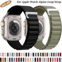 Nylon Alpine Loop Strap For Apple Watch Ultra 2 Band 49mm 9 8 7 45mm 41mm Sports Bracelet iWatch 6 5 4 3 SE2 44mm 40mm 42mm Belt