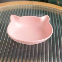 貓碗陶瓷罐頭盤碟子貓食盆飯盆防打翻貓咪喝水碗狗碗食盆新品