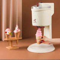 Icecream Maker Machine Household Icecream Maker Small Full-Automatic Ice-Cream Cone Machine Ice Cream Machine مكينه اسكريم