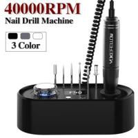 40000RPM High Speed Nail Drill Machine With LCD Display For Acrylic Nails Placement Type Professional Nail Drill For Nail Polish