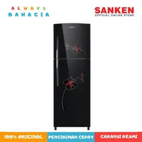 SANKEN SK-G266AH-BK Kulkas 2 Pintu Kapasitas 260 Liter