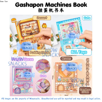 [1buku] Capybara Gacha Gashapon Machine Book Buku Buku Mesin Telur Mainan Cute Fun Hadiah Best Gift 