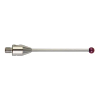 Touch Probe Styli Thread 4mm Rubine Ball 50mm Long CMM Stylus A-5003-4799 Instrument Parts &amp; Accessories