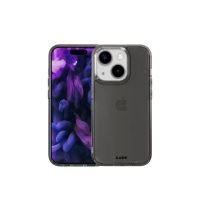 【LAUT 萊德】iPhone 15 晶透保護殼-透黑(支援QI無線充電)