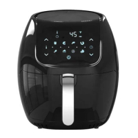 5L Touch Screen Air Fryer Electric Deep Fryer Oven Smart Air Fryers With Double Baskets
