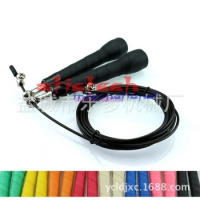 by dhl or ems 200pcs handle metal bearing speed jump rope crossfit sport training adjustable skipping for mma boxing fitness