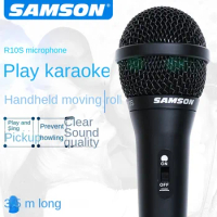 Samson Samson R10S Handheld Dynamic Microphone Guitar Playing and Singing Karaoke Pickup Vocal Recording Microphone